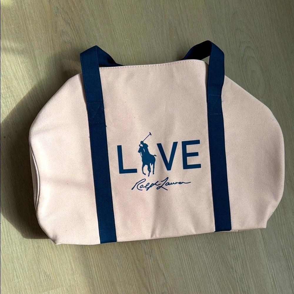 Brand New Ralph Lauren Canvas Duffle Bag